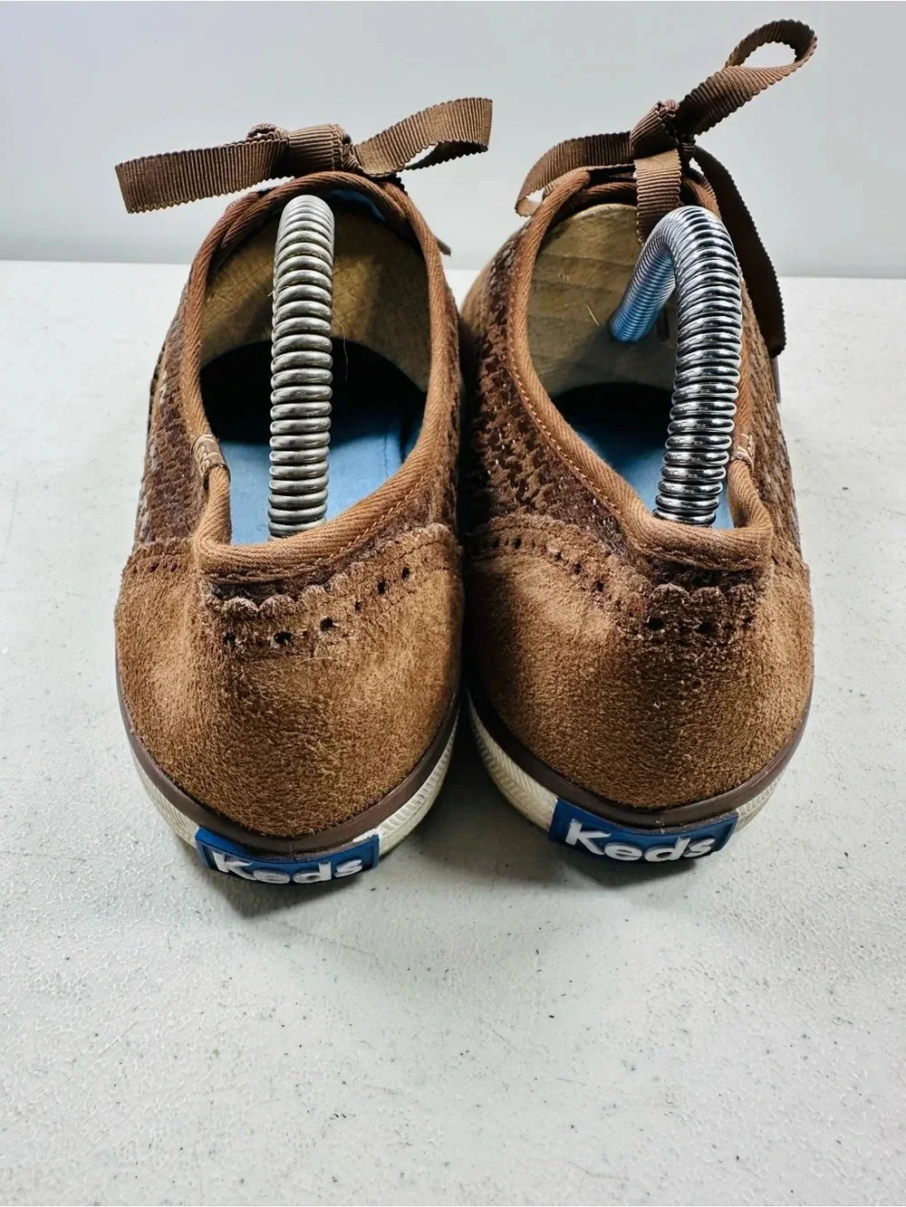Keds x Taylor Swift Champion Brogue brown suede sneakers size 8,5